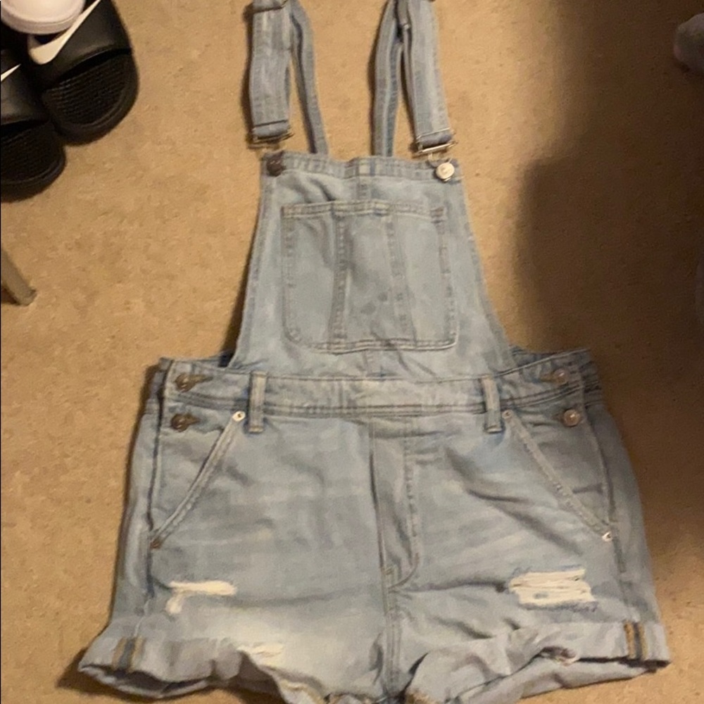 Overall Shorts